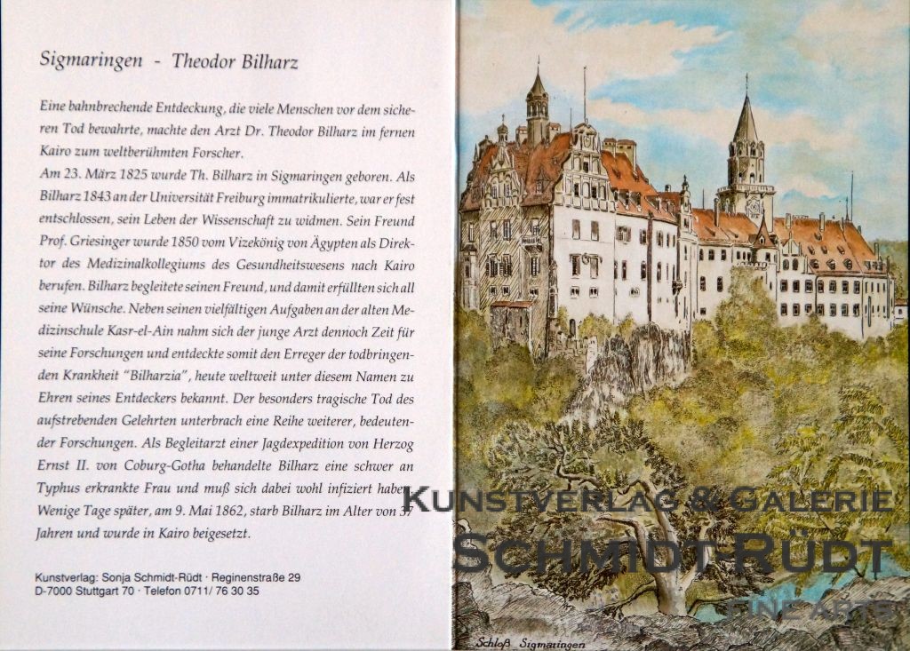 Sigmaringen: Dichter Theodor Bilharz